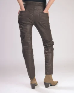 Women Alembika Pants & Skirts<Diamond Iconic Stretch Jeans, Mahogany