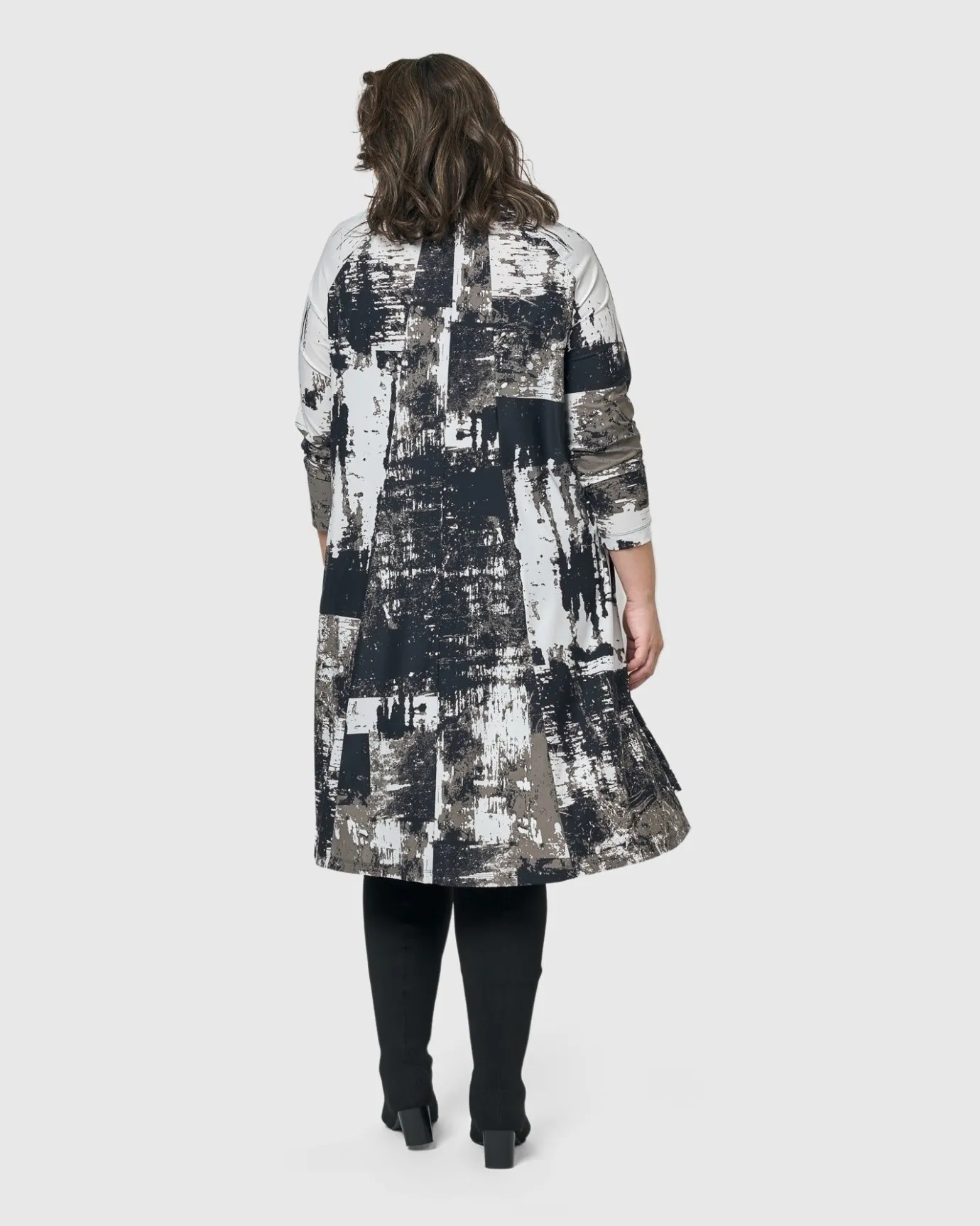 Women Alembika Dresses<Digi A-Line Dress, Marble