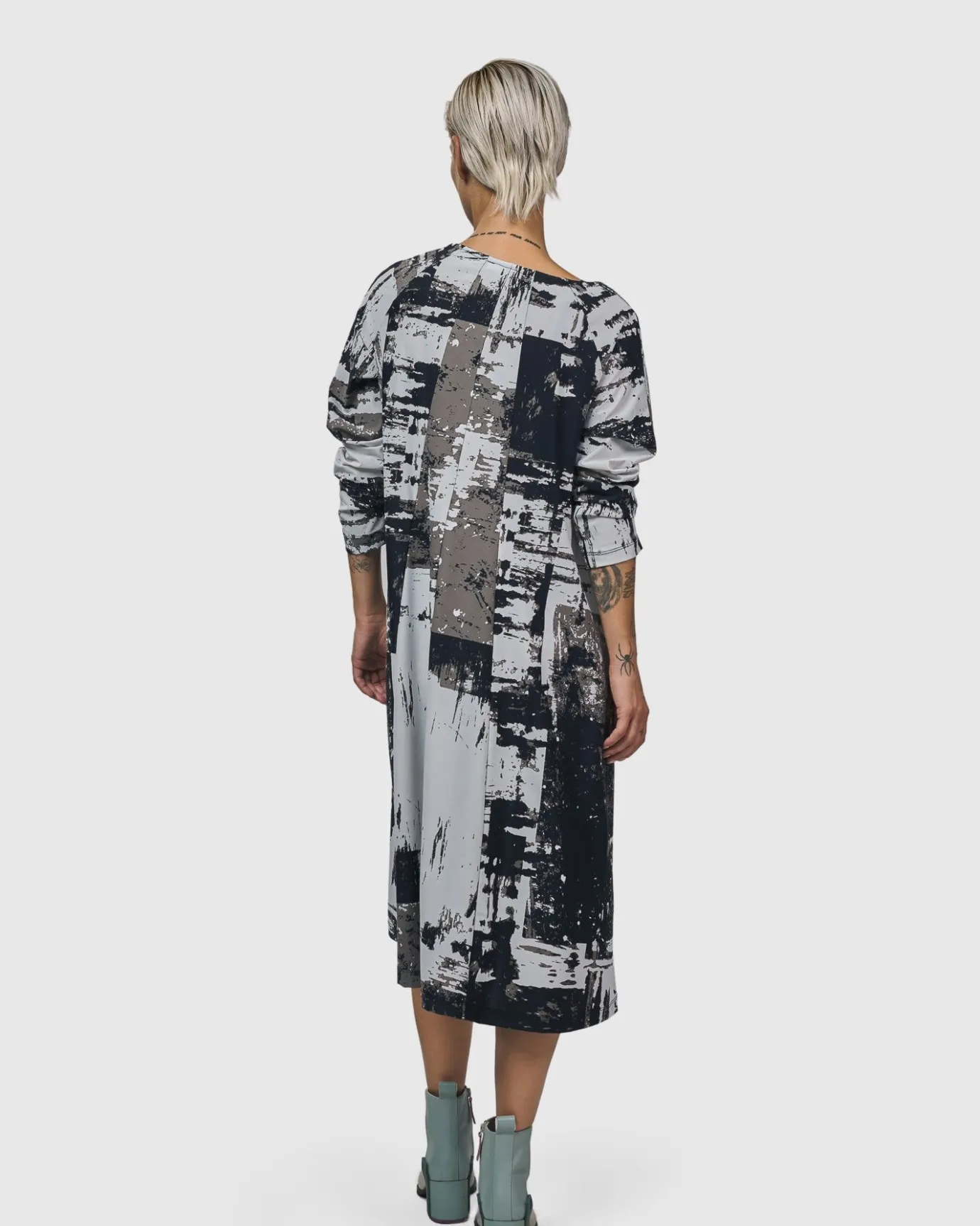 Women Alembika Dresses<Digi A-Line Dress, Marble