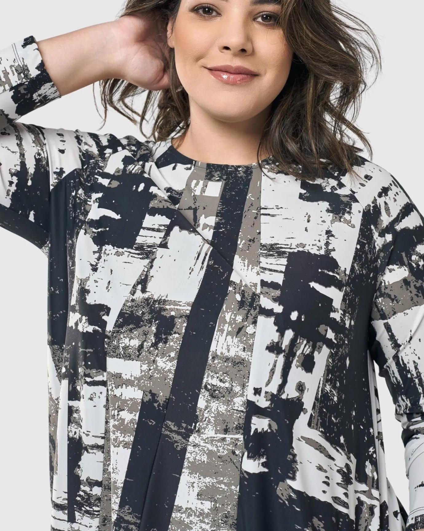 Women Alembika Dresses<Digi A-Line Dress, Marble