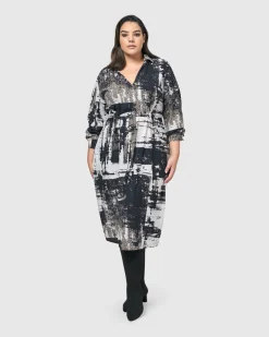 Women Alembika Dresses<Digi Midi Dress, Marble