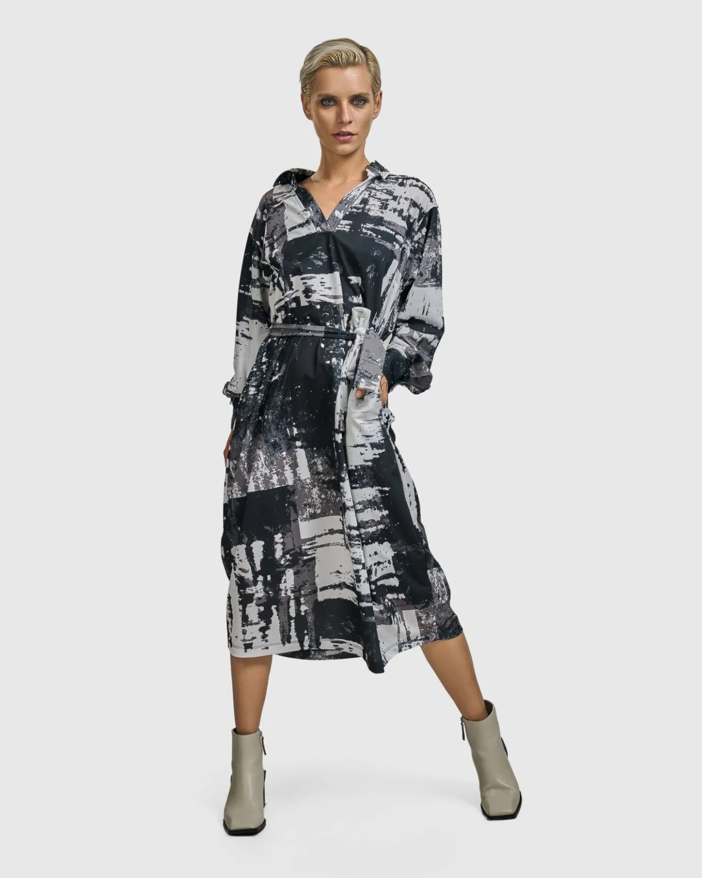 Women Alembika Dresses<Digi Midi Dress, Marble