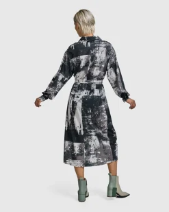 Women Alembika Dresses<Digi Midi Dress, Marble