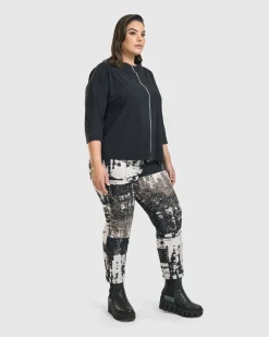 Women Alembika Plus<Digi Slim Pants, Marble