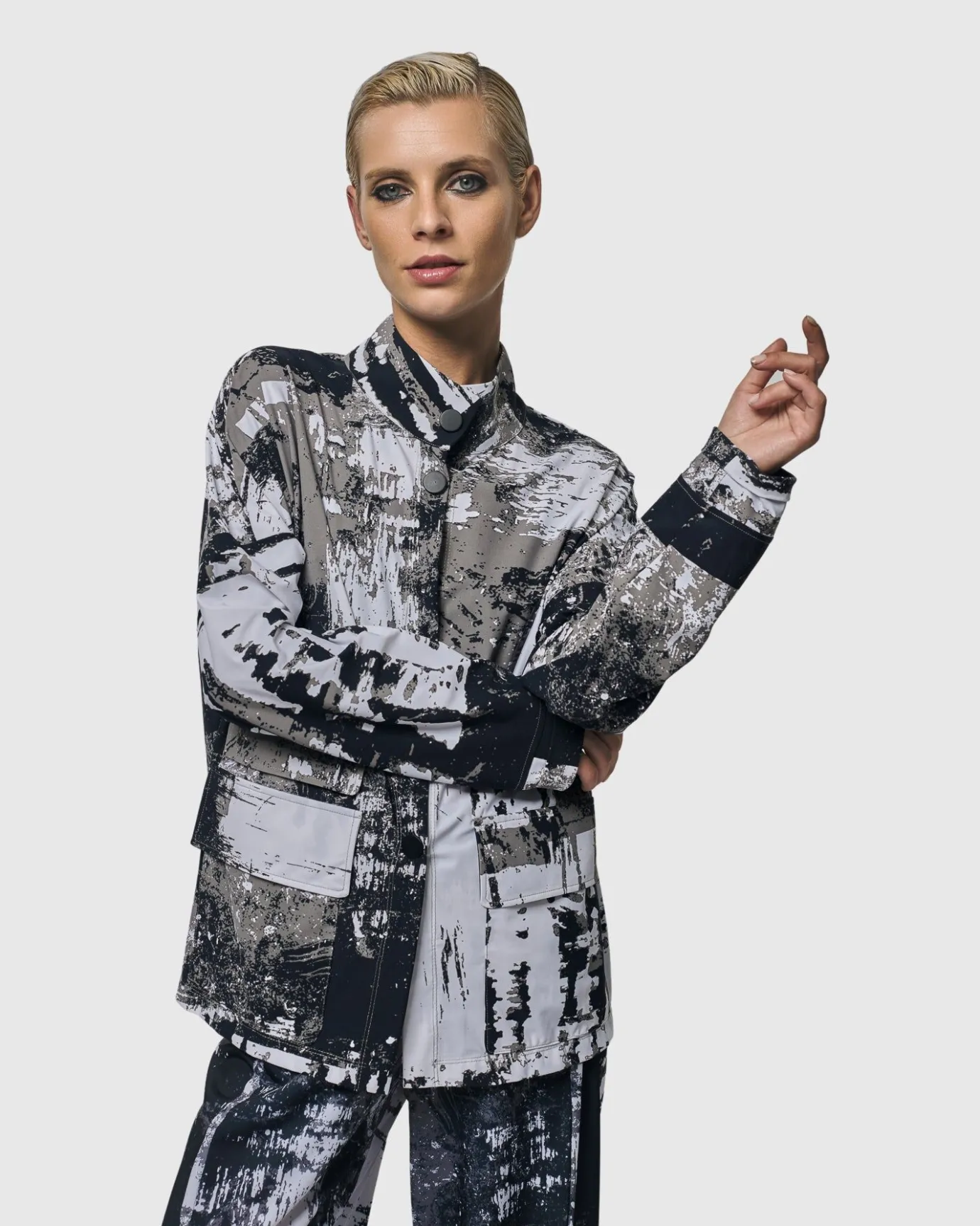 Women Alembika Plus<Digi Tech Jacket, Marble