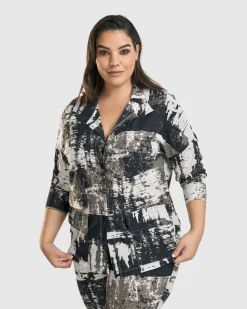 Women Alembika Jackets<Digi Tech Jacket, Marble