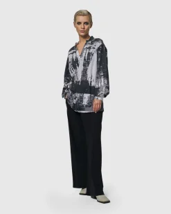 Women Alembika Tops & Tunics<Digi V-Neck Pullover Top, Marble