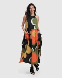Women Alembika Dresses<Dina Sleeveless Maxi Dress, Floral