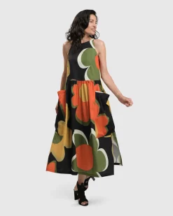 Women Alembika Dresses<Dina Sleeveless Maxi Dress, Floral