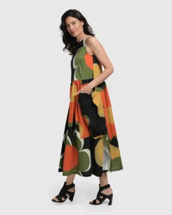 Women Alembika Dresses<Dina Sleeveless Maxi Dress, Floral