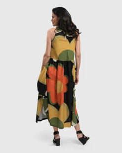 Women Alembika Dresses<Dina Sleeveless Maxi Dress, Floral