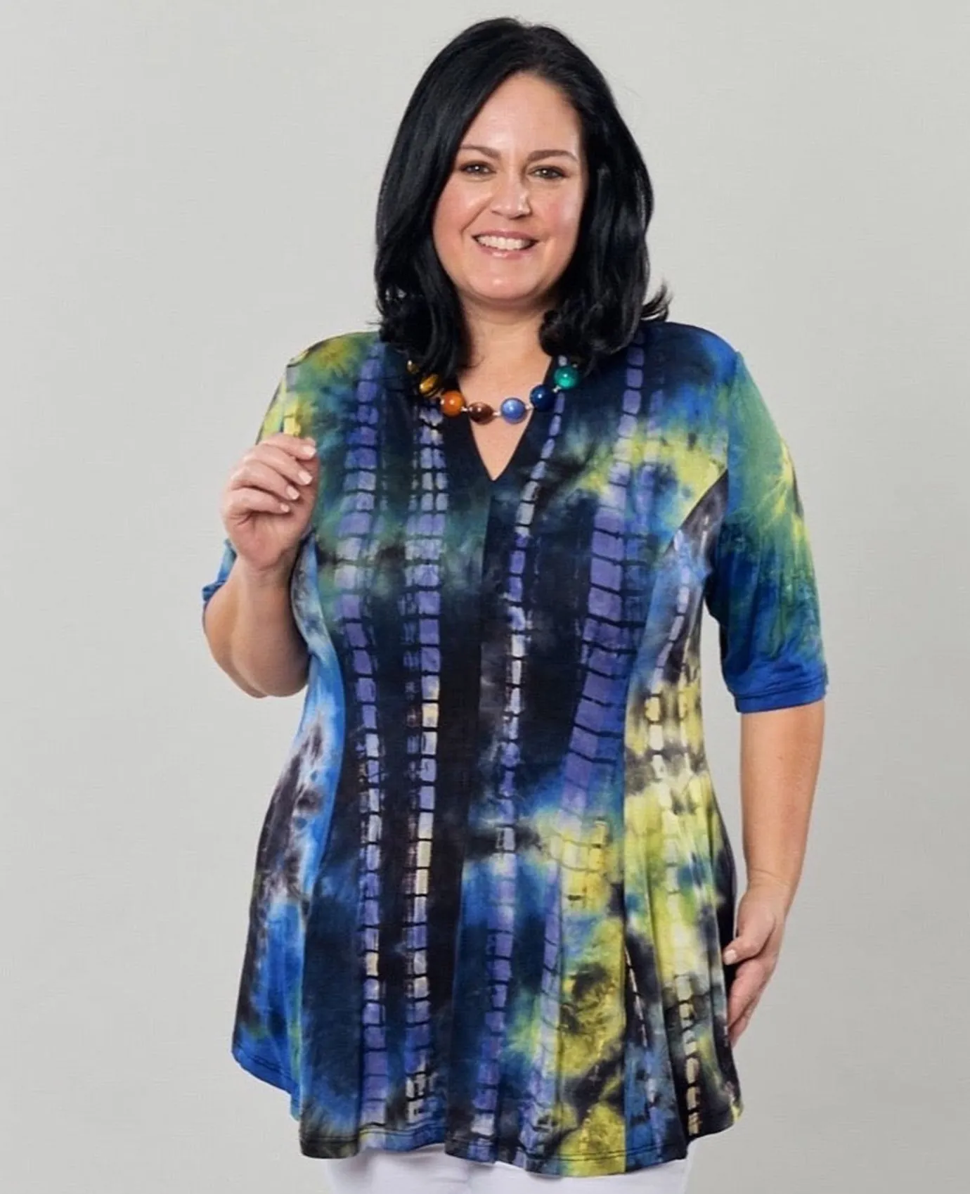 Women Alembika Tops & Tunics<Dreamy V-Neck Top, Tie Dye