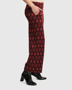 Women Alembika Pants & Skirts<Dynamite Days Dynamo Pants, Red