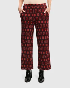 Women Alembika Plus<Dynamite Days Dynamo Pants, Red