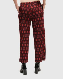Women Alembika Plus<Dynamite Days Dynamo Pants, Red