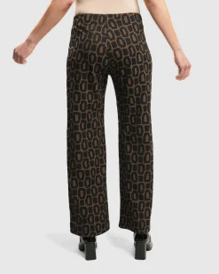 Women Alembika Pants & Skirts<Dynamite Days Flare Pants, Coffee