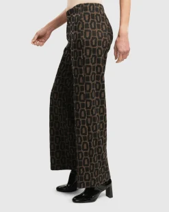 Women Alembika Pants & Skirts<Dynamite Days Flare Pants, Coffee