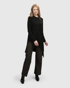Women Alembika Pants & Skirts<Dynamite Days Flare Pants, Coffee