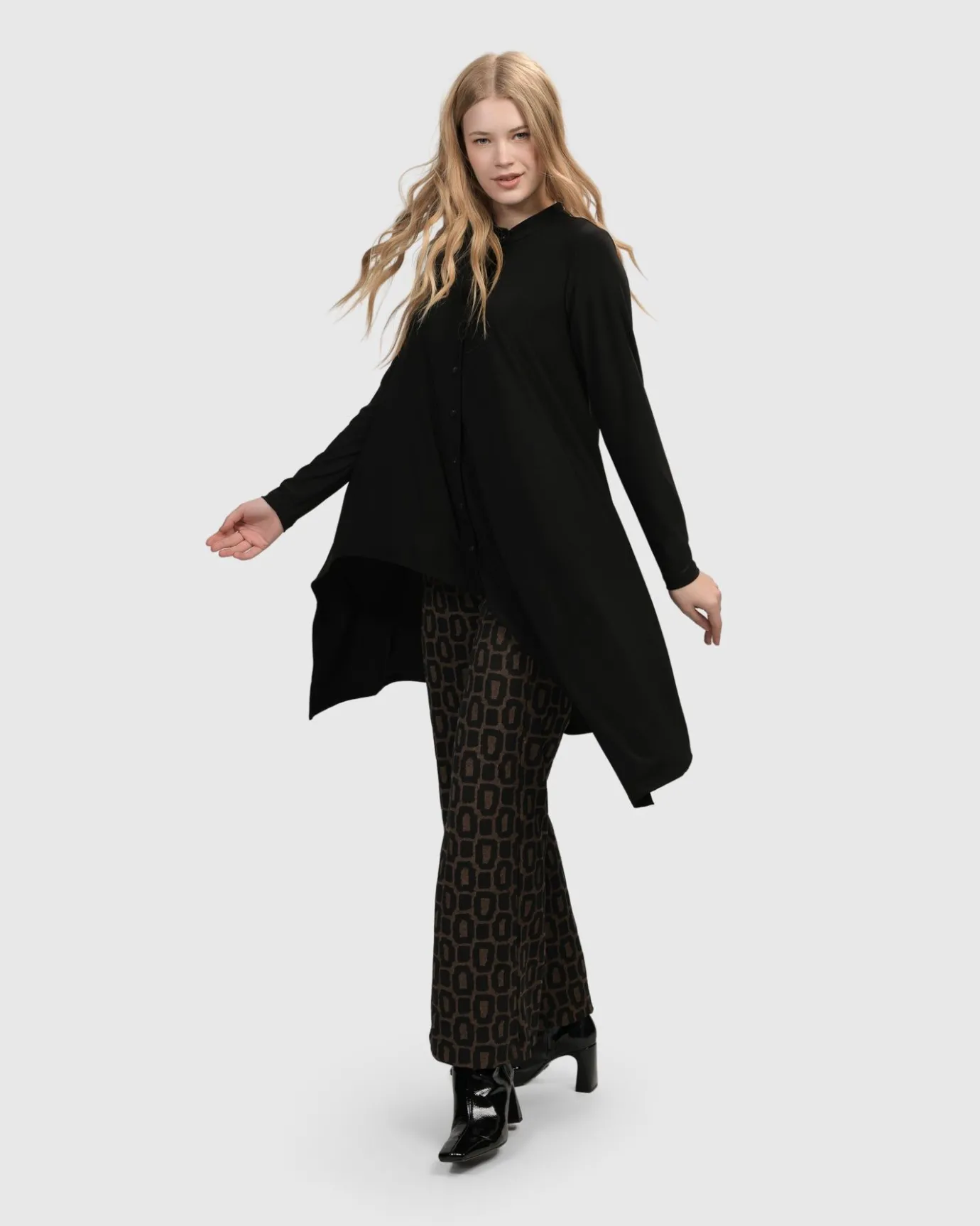 Women Alembika Plus<Dynamite Days Flare Pants, Coffee