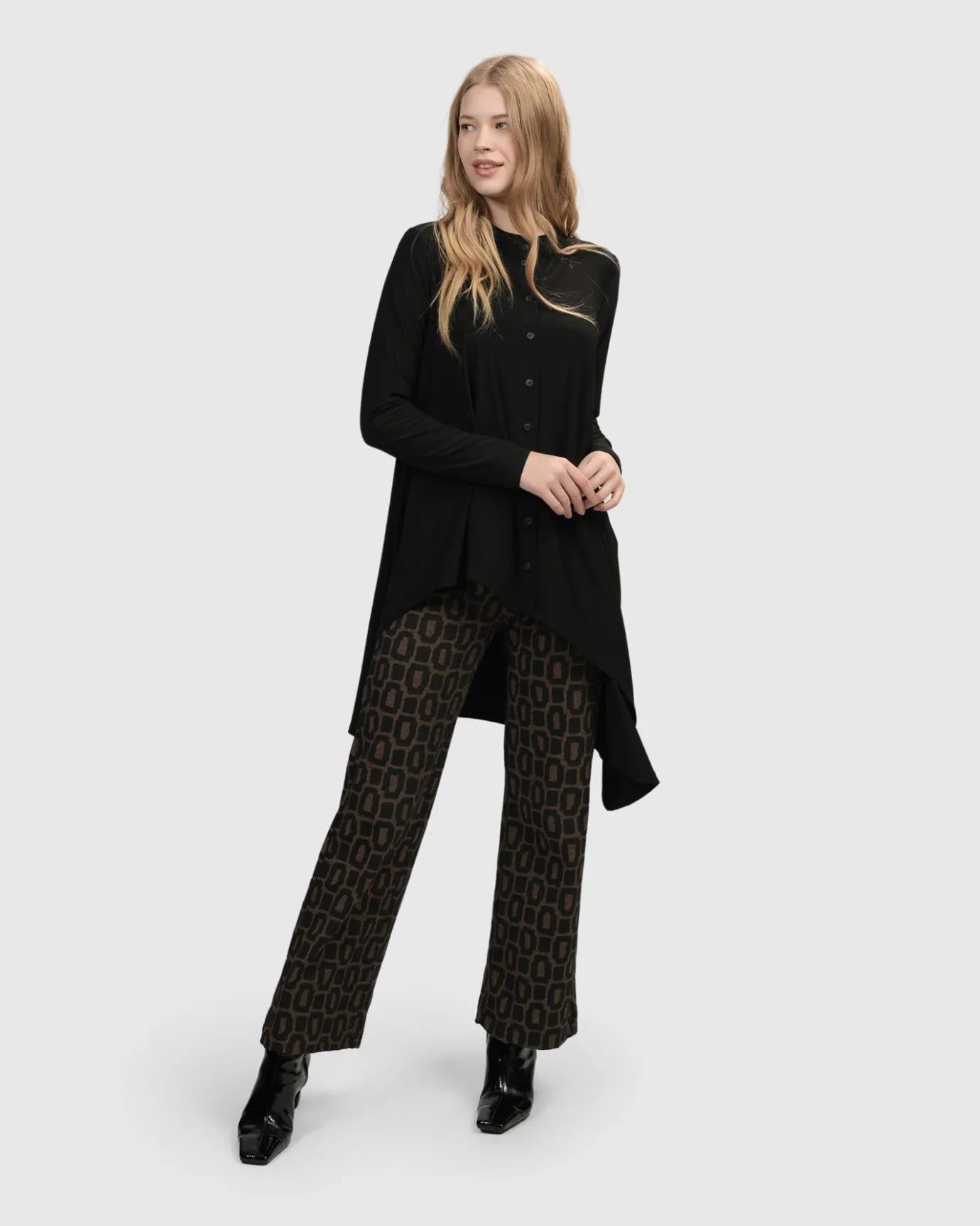 Women Alembika Plus<Dynamite Days Flare Pants, Coffee