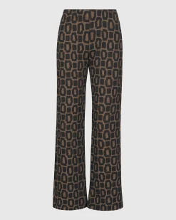 Women Alembika Plus<Dynamite Days Flare Pants, Coffee