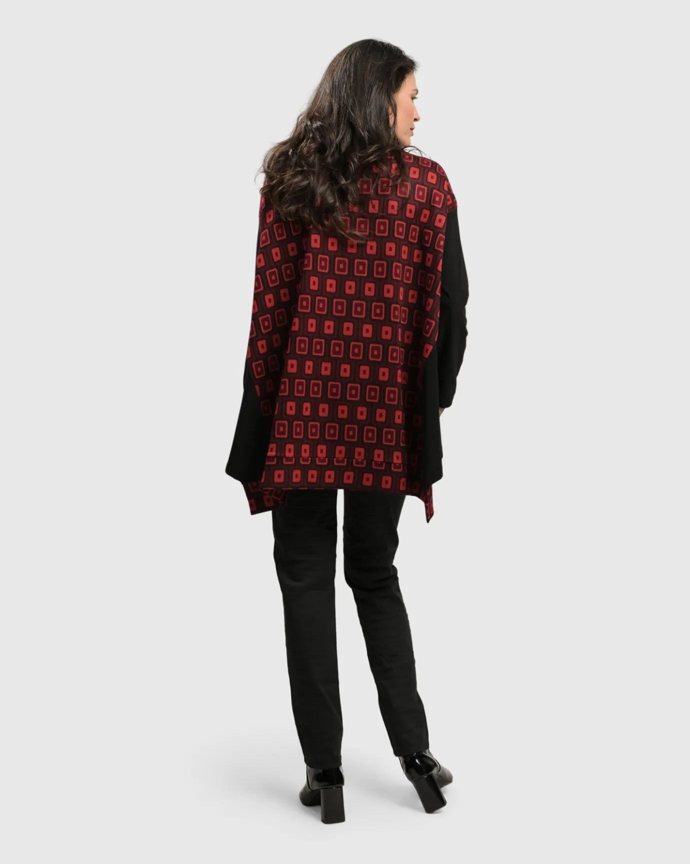 Women Alembika Plus<Dynamite Days Swing Tunic Top, Red