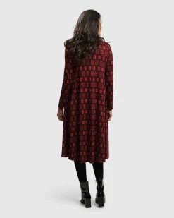 Women Alembika Dresses<Dynamite Shirt Dress, Red