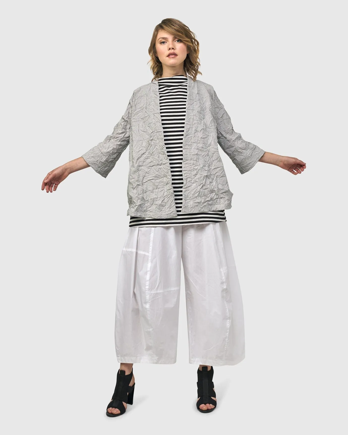 Women Alembika Jackets<Electra Woven Jacket, Stripes