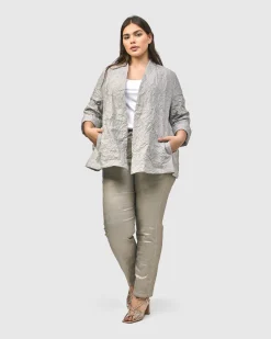 Women Alembika Jackets<Electra Woven Jacket, Stripes
