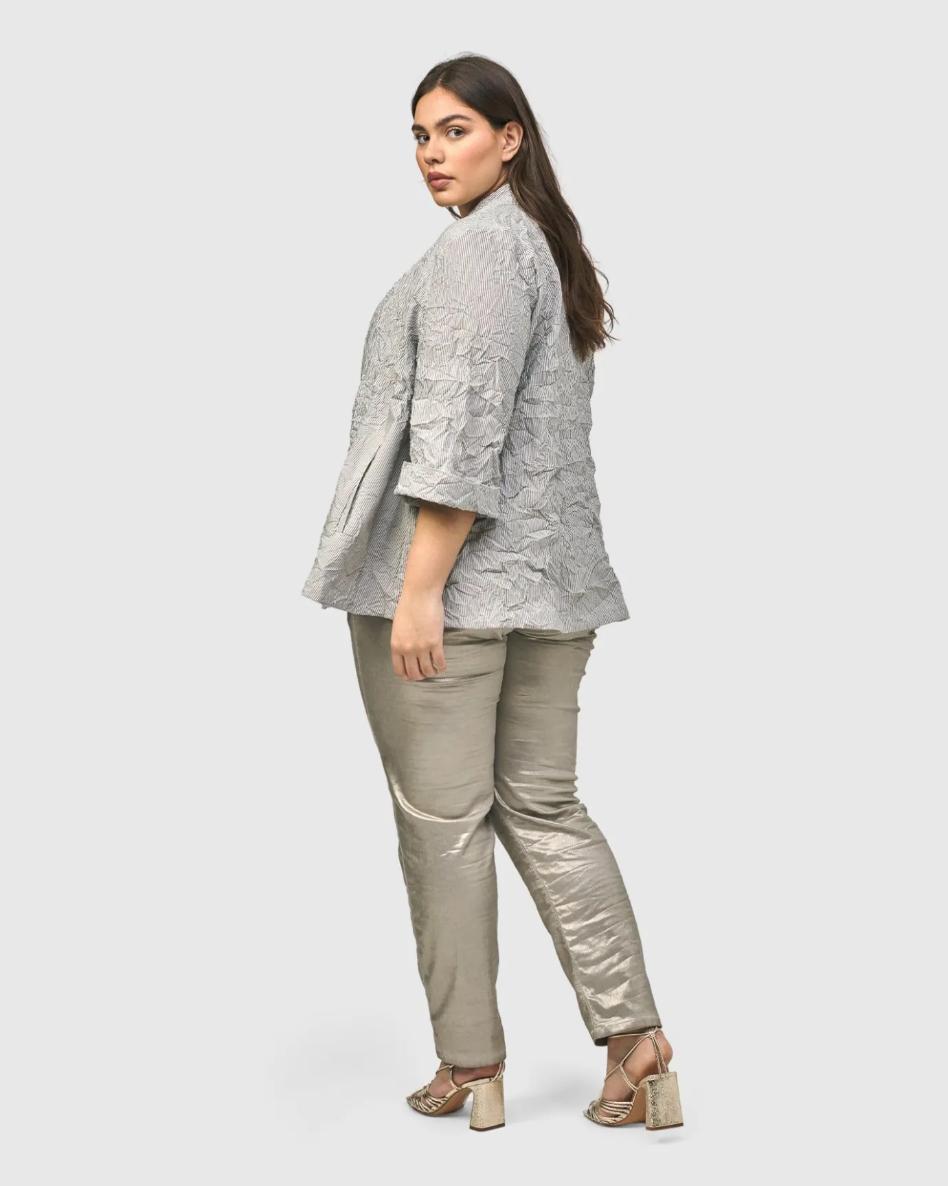 Women Alembika Jackets<Electra Woven Jacket, Stripes