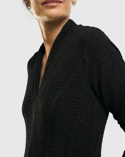 Women Alembika Dresses<Elvira Cocoon Dress, Black