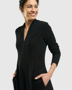 Women Alembika Dresses<Elvira Cocoon Dress, Black