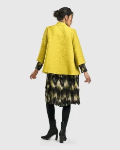 Women Alembika Jackets<Empress A-Line Jacket, Yellow
