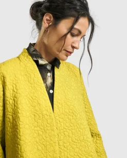 Women Alembika Jackets<Empress A-Line Jacket, Yellow