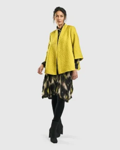 Women Alembika Jackets<Empress A-Line Jacket, Yellow