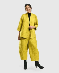 Women Alembika Jackets<Empress A-Line Jacket, Yellow