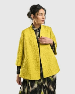 Women Alembika Plus<Empress A-Line Jacket, Yellow