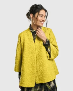 Women Alembika Plus<Empress A-Line Jacket, Yellow