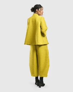 Women Alembika Plus<Empress A-Line Jacket, Yellow