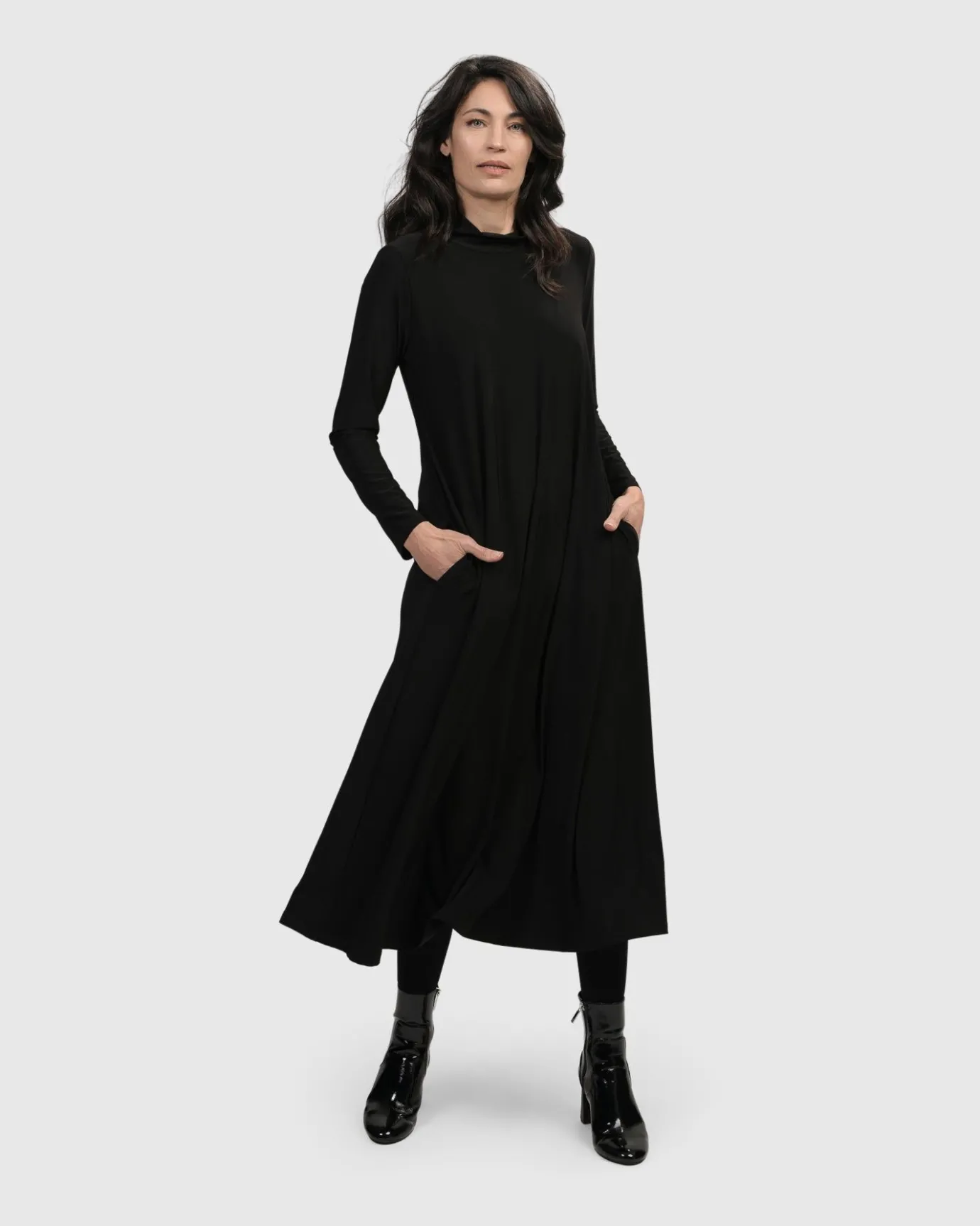 Women Alembika Dresses<Essential A Line Dress, Black