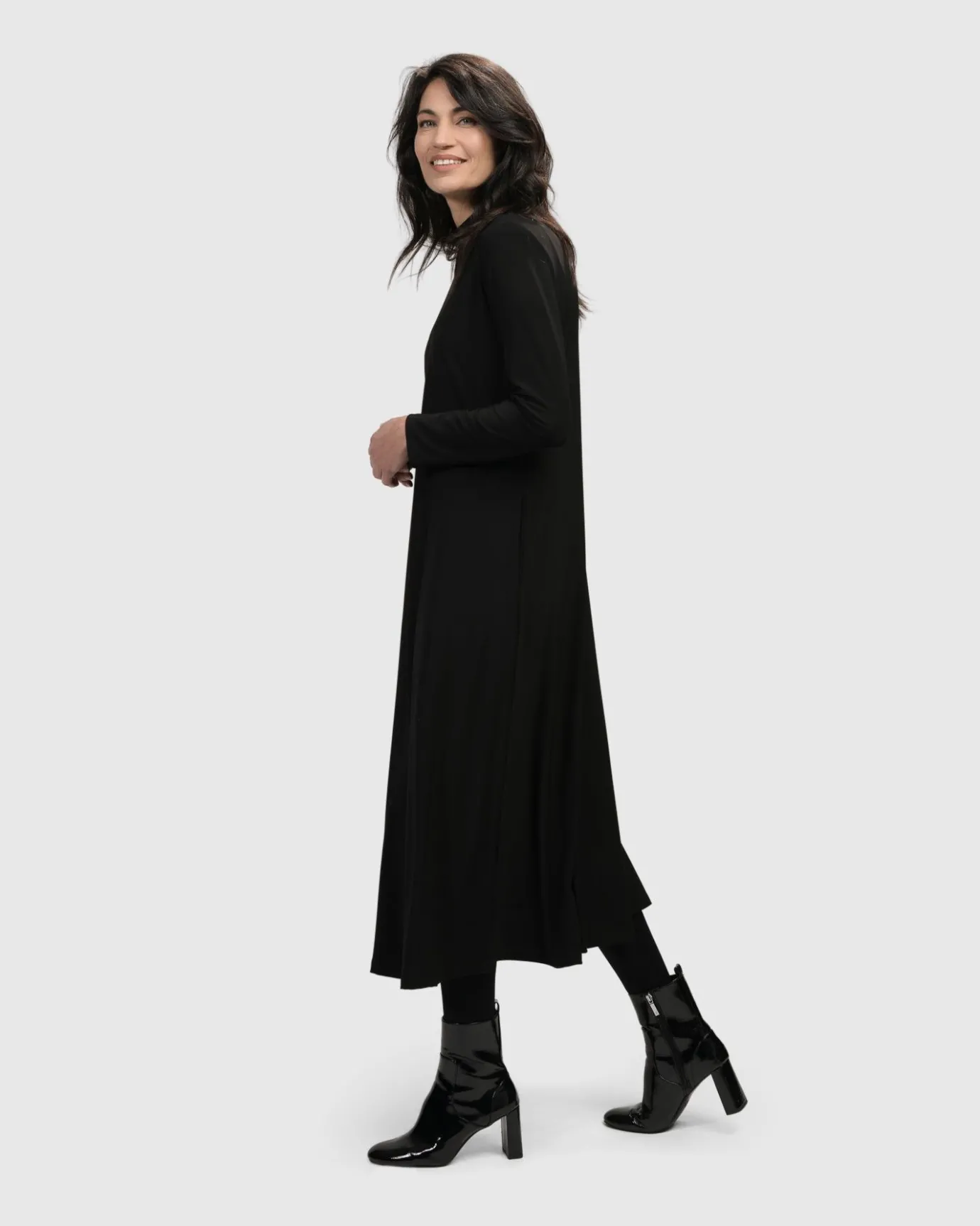 Women Alembika Dresses<Essential A Line Dress, Black
