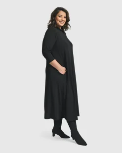 Women Alembika Dresses<Essential A Line Dress, Black