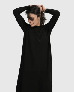 Women Alembika Plus<Essential A Line Dress, Black