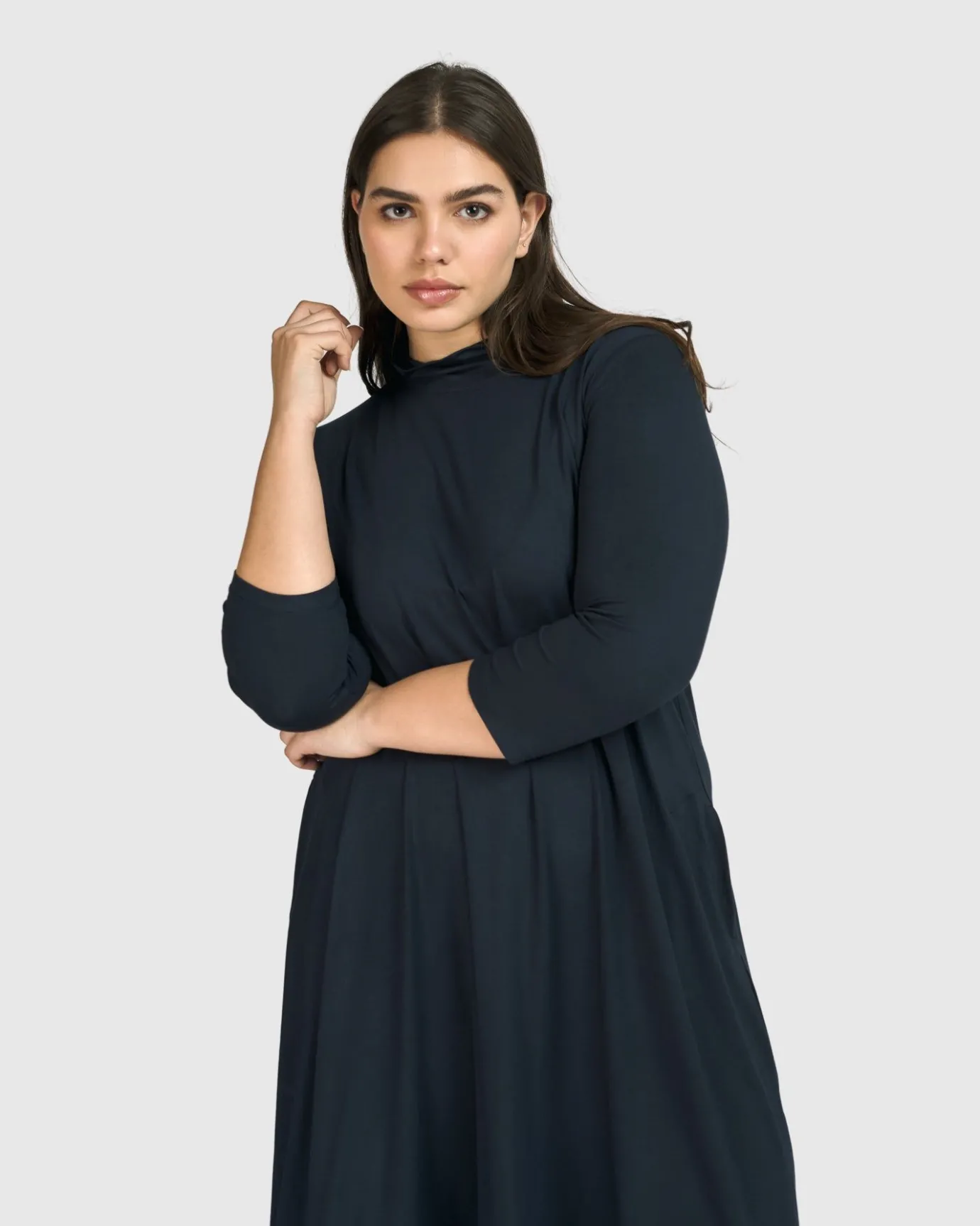 Women Alembika Dresses<Essential A-Line Dress, Ocean