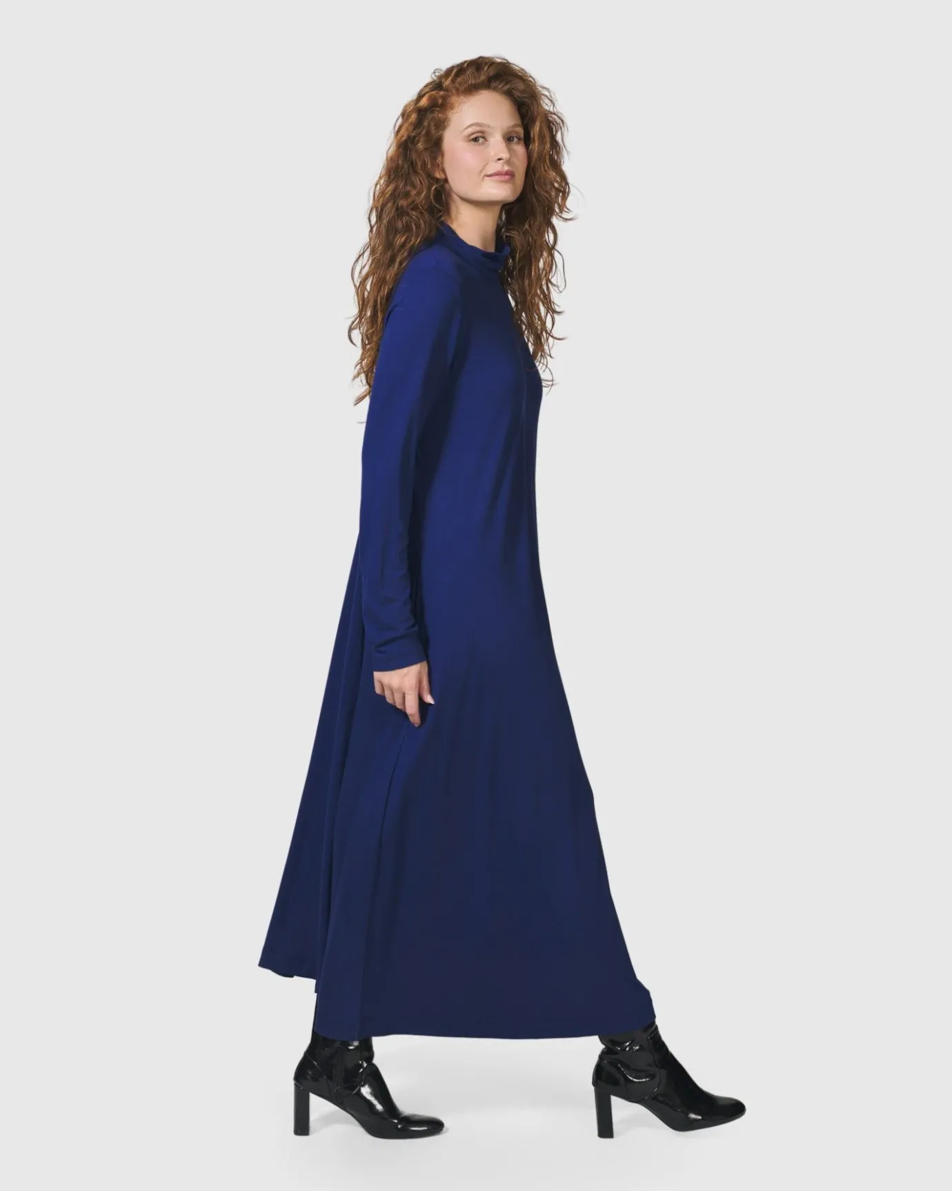 Women Alembika Dresses<Essential A-Line Dress, Royal Blue
