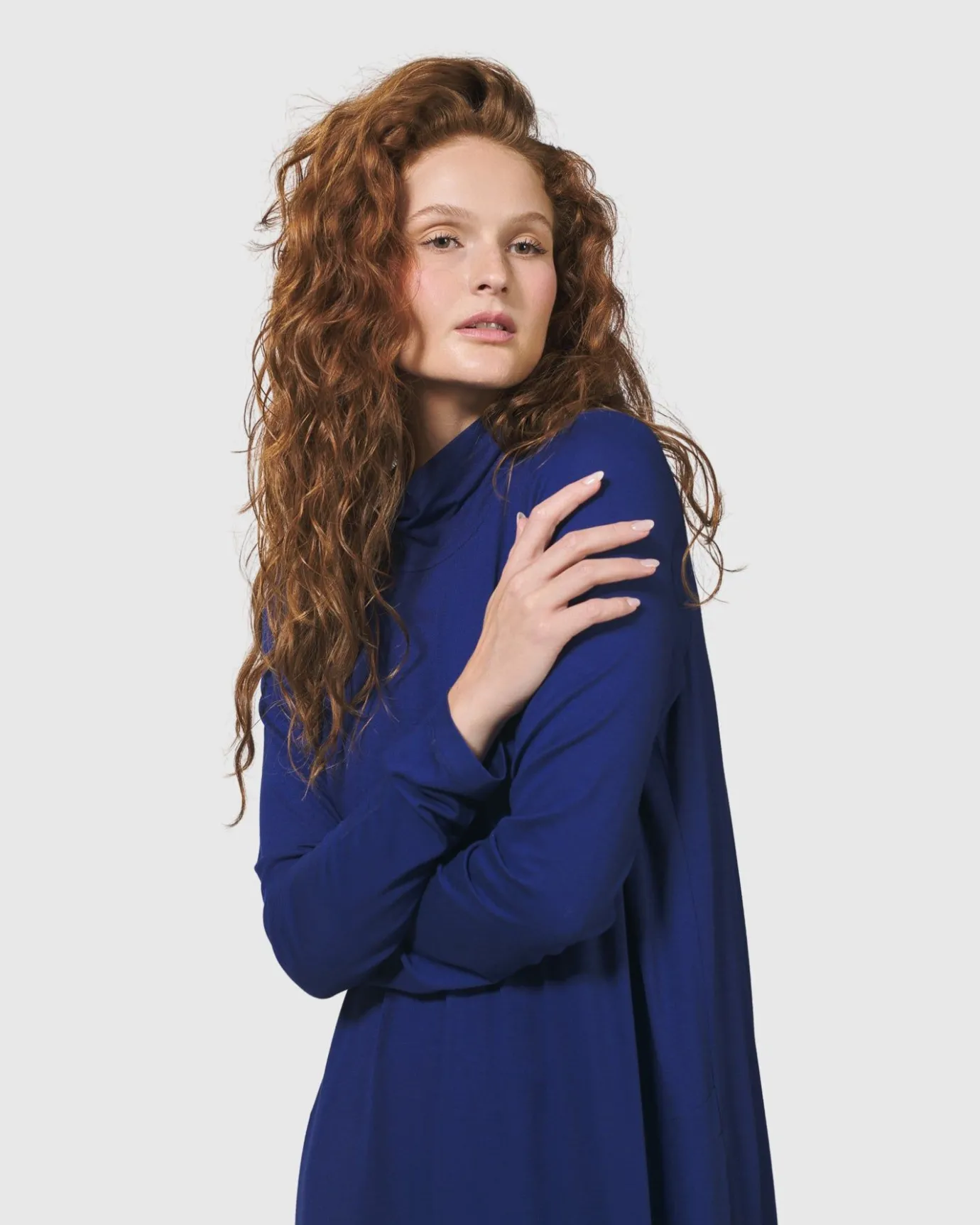 Women Alembika Dresses<Essential A-Line Dress, Royal Blue