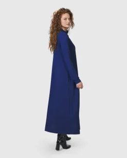 Women Alembika Dresses<Essential A-Line Dress, Royal Blue