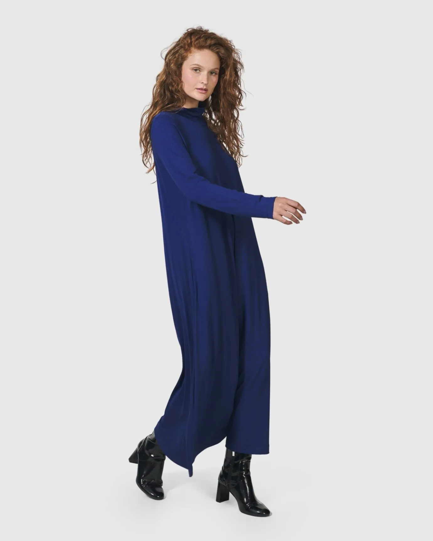 Women Alembika Dresses<Essential A-Line Dress, Royal Blue