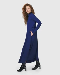 Women Alembika Plus<Essential A-Line Dress, Royal Blue