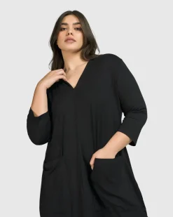 Women Alembika Dresses<Essential Cargo Dress, Black